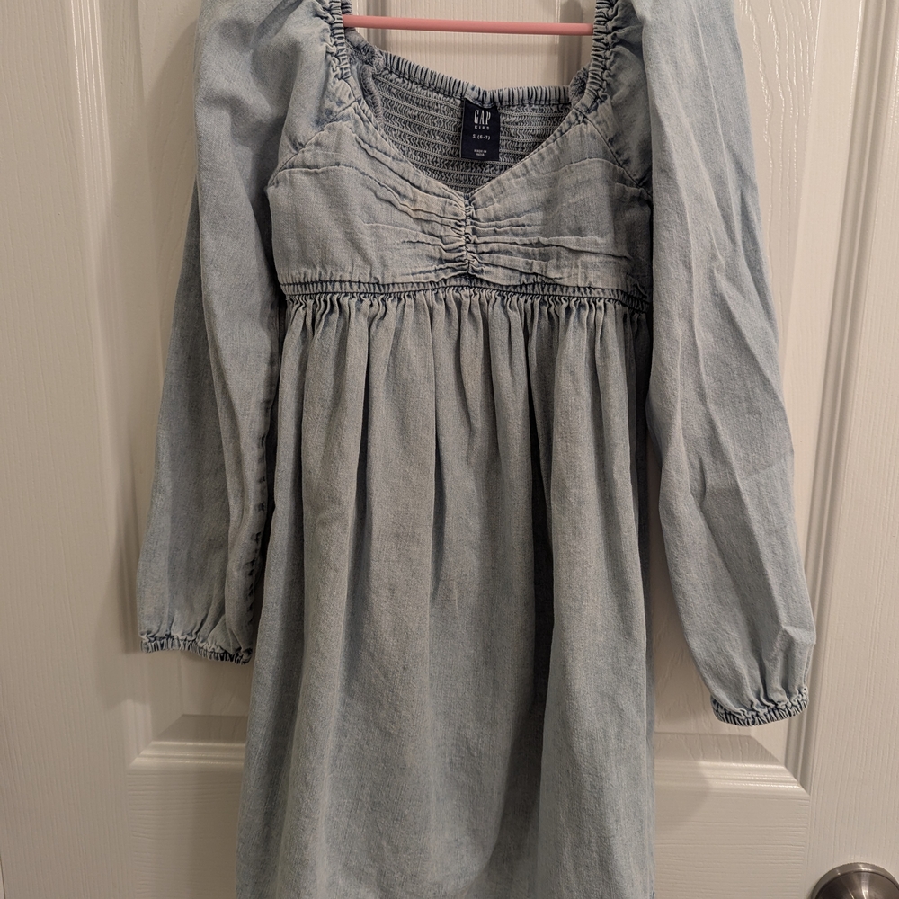 GAP Kids Chambray Babydoll Dress
